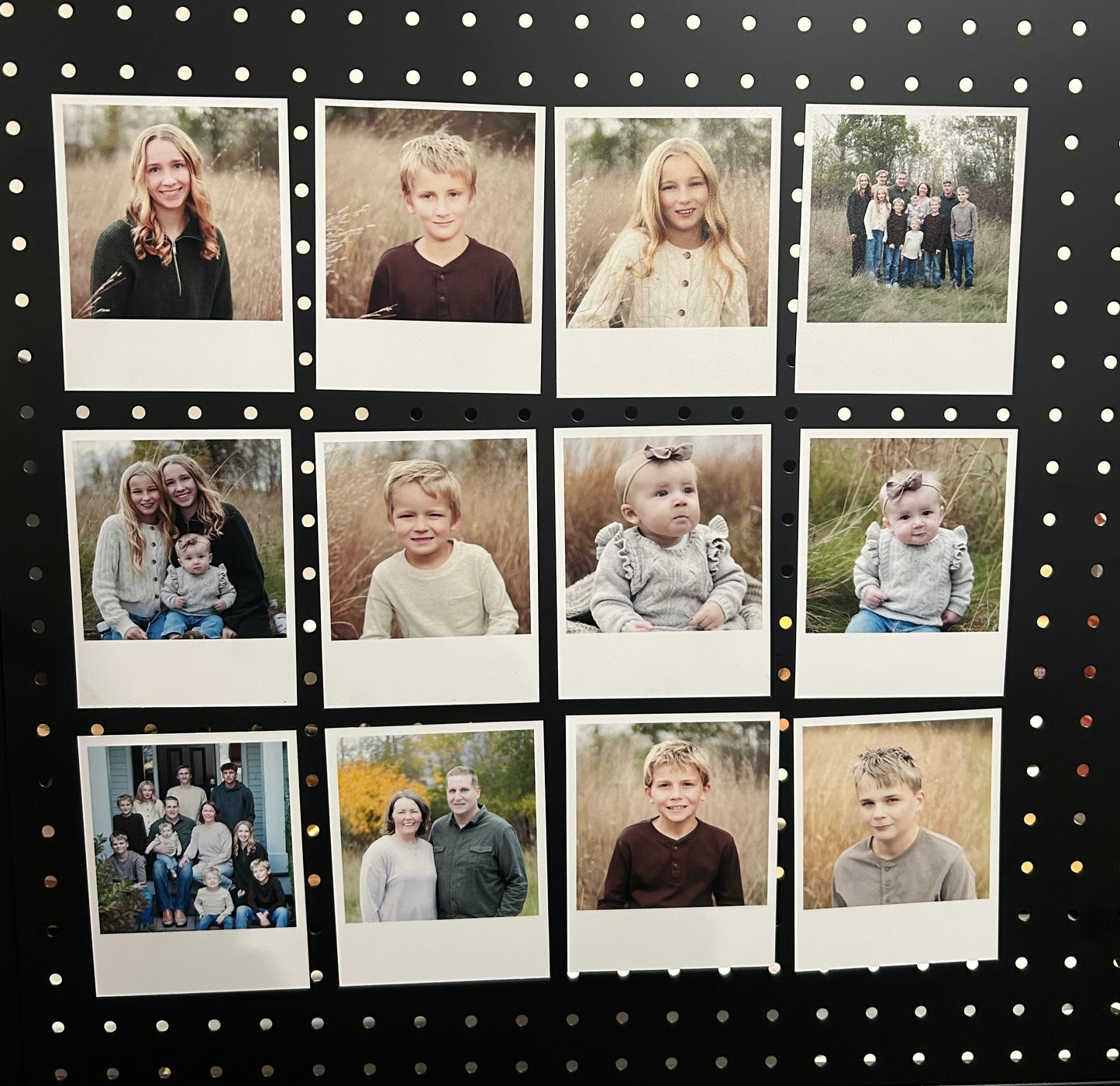 Retro 4x5 in magnet Set of 12