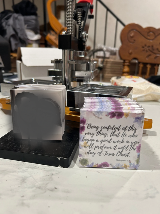 Set of 35 Custom 2.5in square Magnets