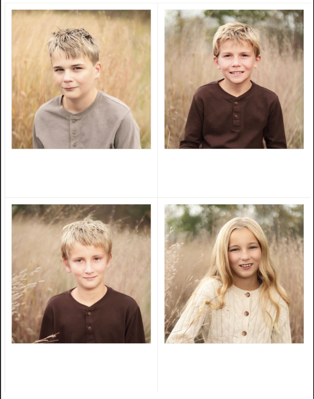 Retro 4x5 in magnet Set of 12
