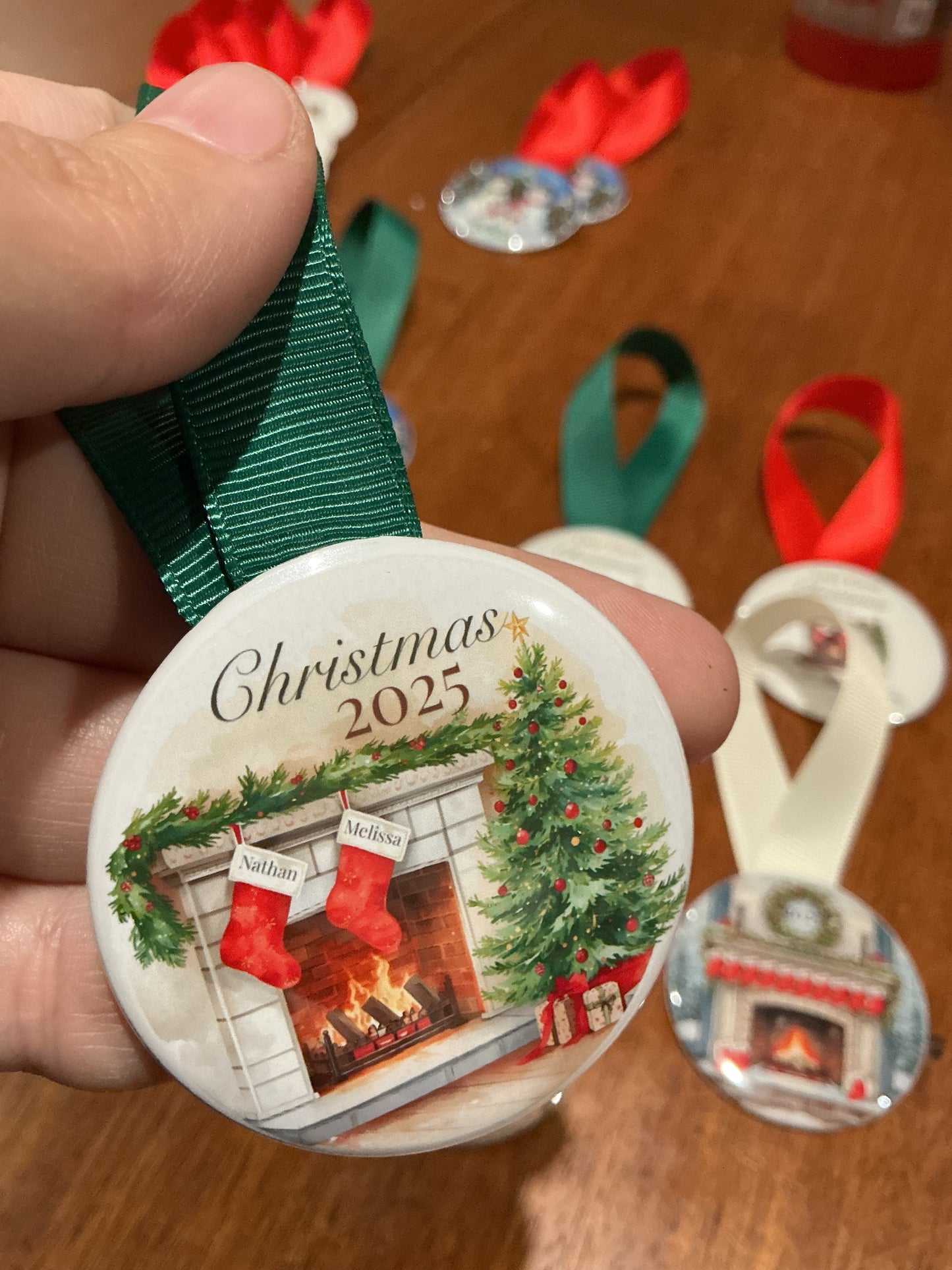 Christmas 2025 with optional names on stockings