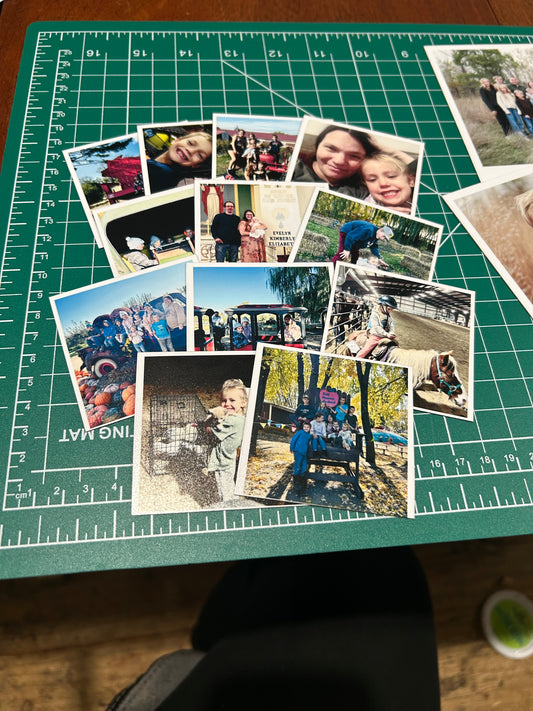 2.75in square flat magnets Set of 12