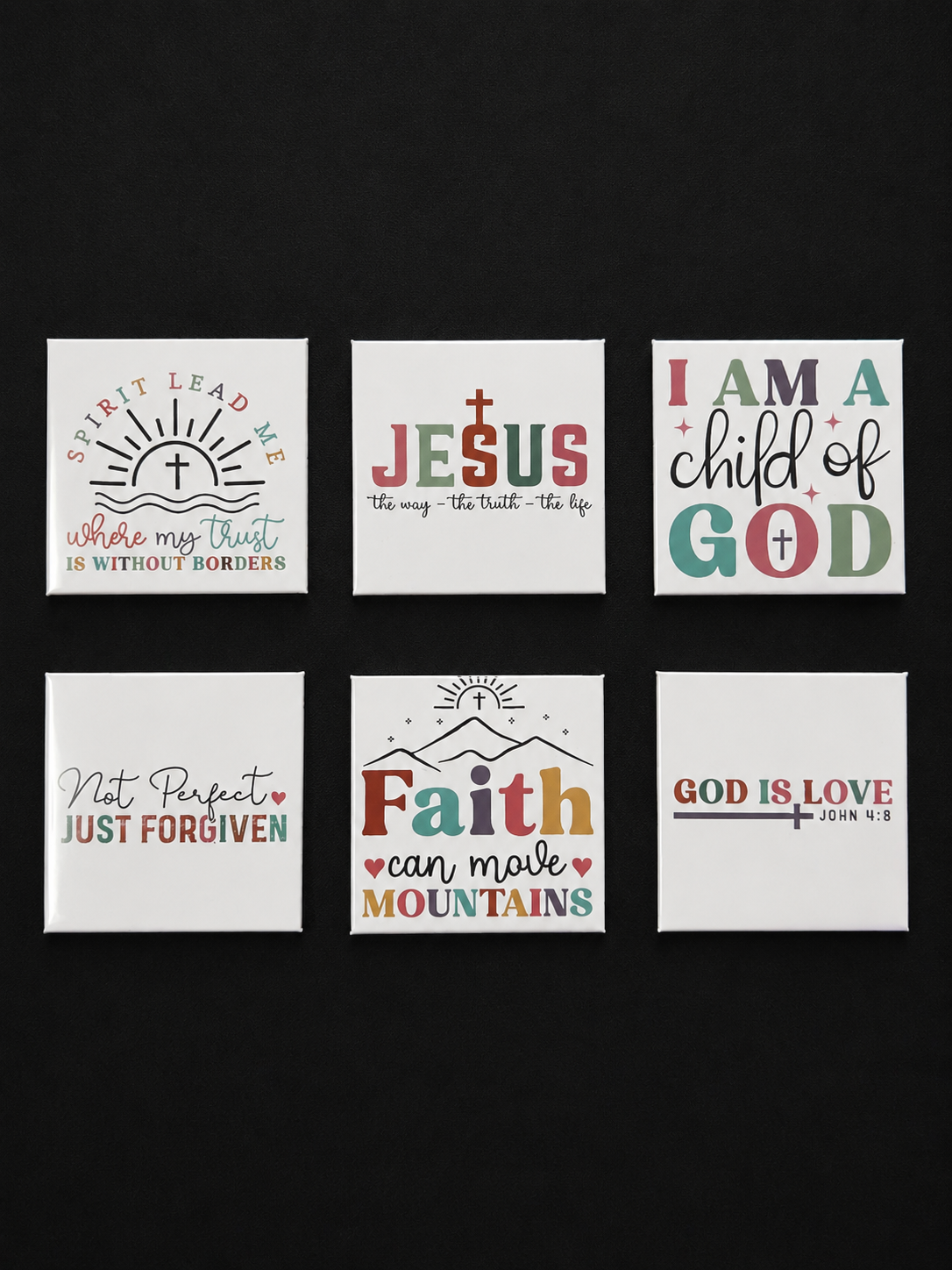 Walking in Faith Magnet Set