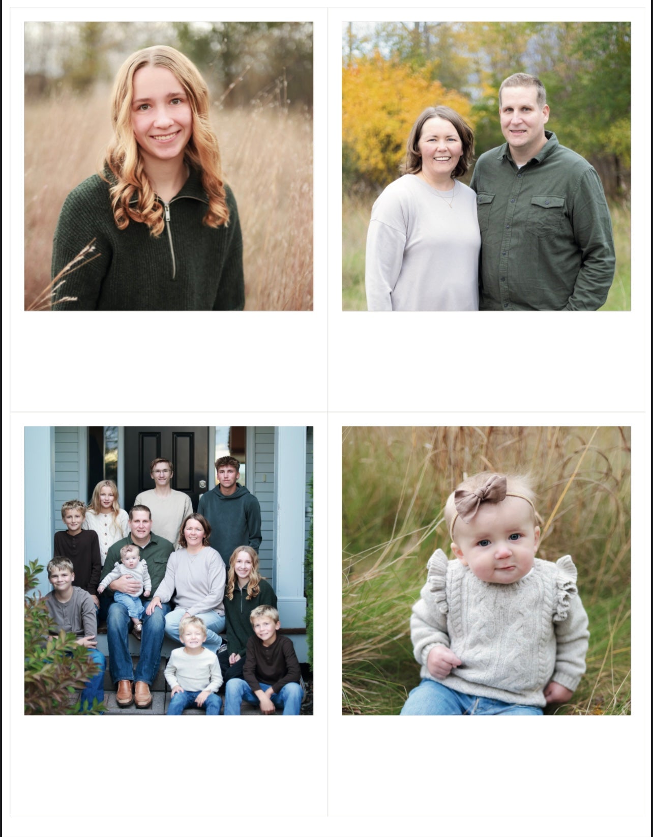 Retro 4x5 in magnet Set of 12