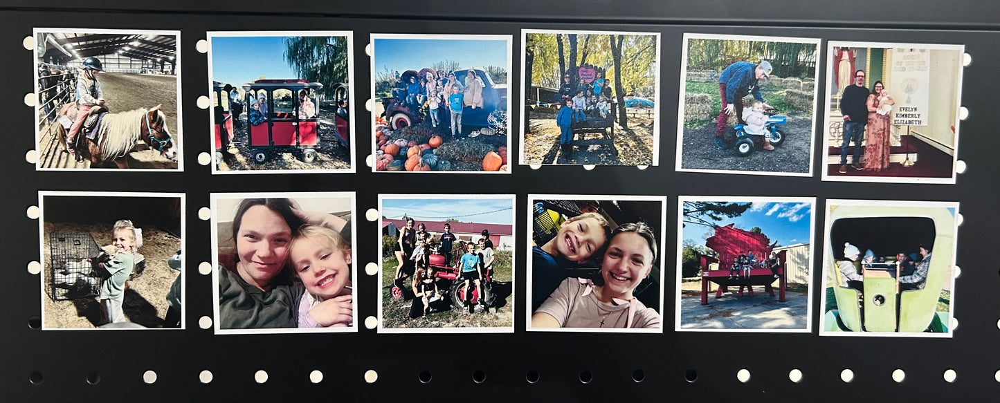 2.75in square flat magnets Set of 12