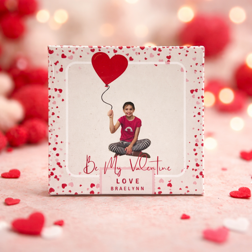 Custom “Be My Valentine” Magnet